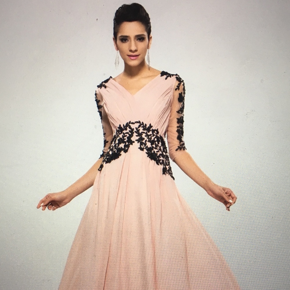 Blush Pink Prom Dress